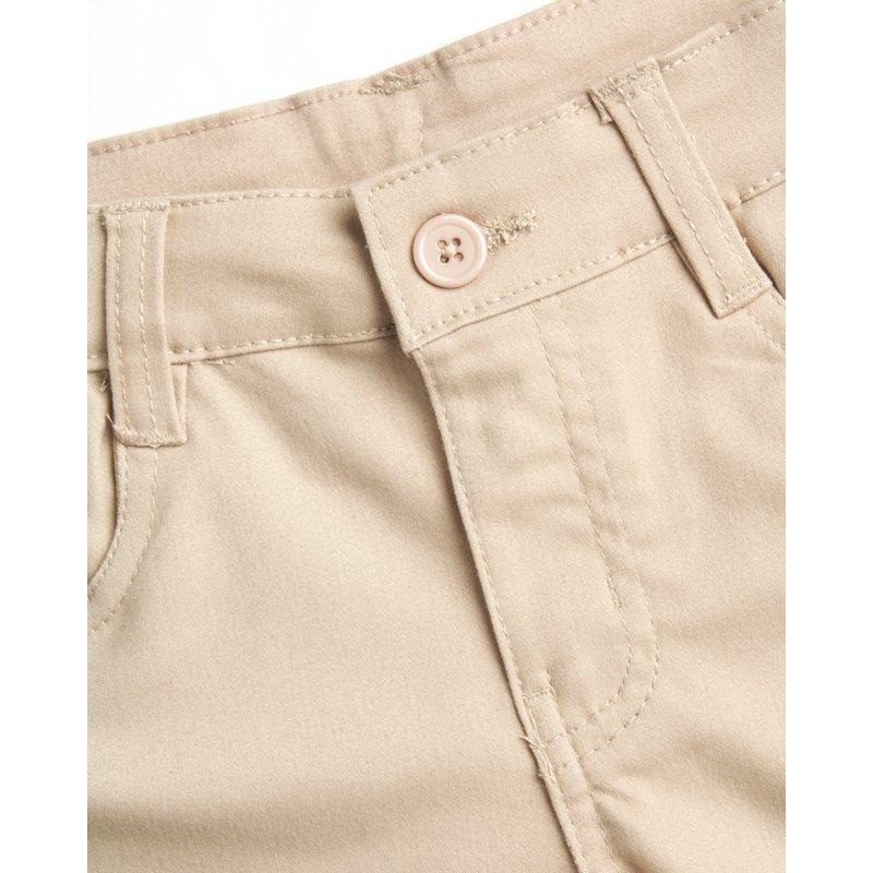 Beverly Hills Polo Club Girls' School Uniform Pants - 2 Pack Stretch Skinny Fit Khaki Pants (4-16)