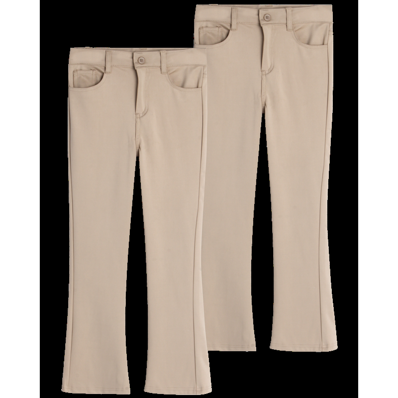 Beverly Hills Polo Club Wide Leg Flare Pants 2 Pack (Girls 4-16)