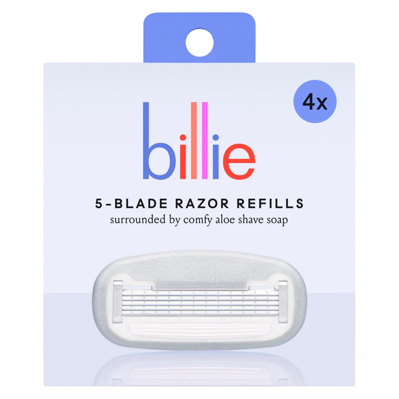 Billie Women’s Razor 5-Blade Razor Cartridge Refills 4 Ct