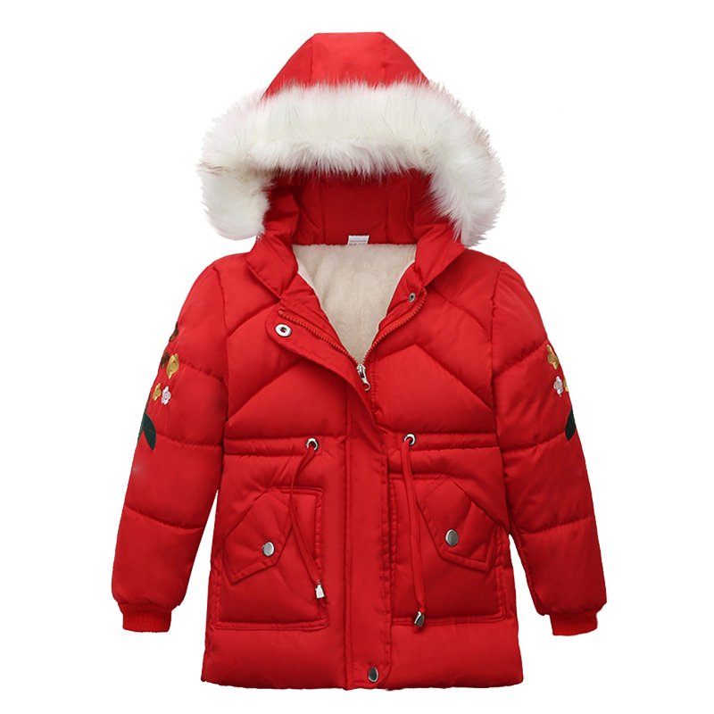 BJUTIR Girls Snowsuit Warm Girl Children Winter Hoodie Zip Thick Coats Jacket Outwear Kids Boys Snow Girls Coat&Jacket