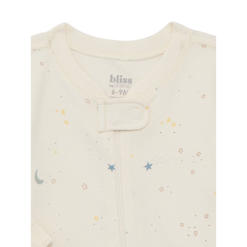 Bliss By Garanimals Baby Boys Or Girls Cotton Layette One Piece Footed Sleeper Pajamas Sizes Newborn-9 Months