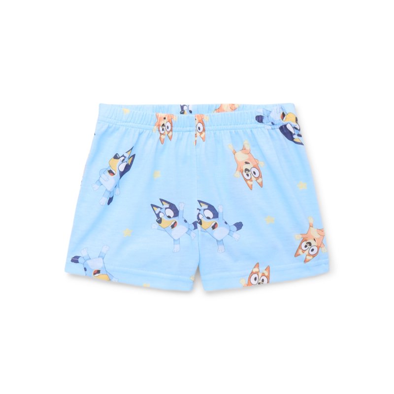 Bluey Girls Top And Shorts Pajama Set 2-Piece Sizes 4-12