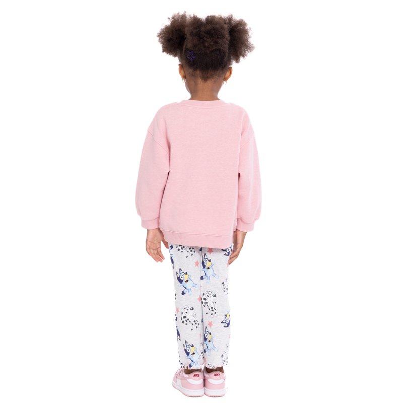 Bluey Toddler Girls Long Sleeve Graphic Print Sweatshirt And Matching Flare Leggings Set 2-Piece Sizes 12M-5T