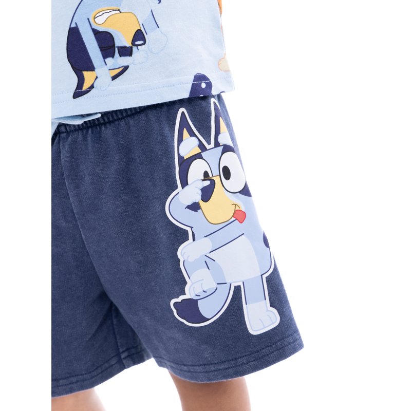 Bluey Toddler Graphic Tee And Shorts Set 2-Piece Sizes 12M-5T