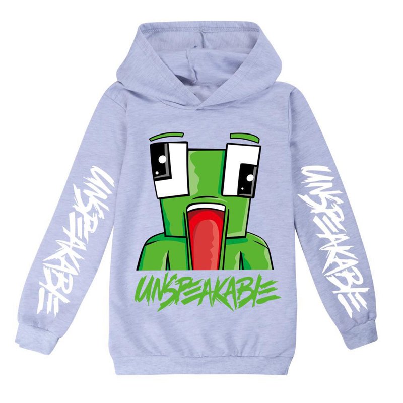 Boys Girls Unspeakables Cartoon Graphic Printed Costume Hoodies Sweatshirt Novelty Hooded Tracksuit Long Sleeve Pullover Jogging Suit Hoody Casual Outerwear Sport Clothes Anime Gift Kid Outfit 4-13