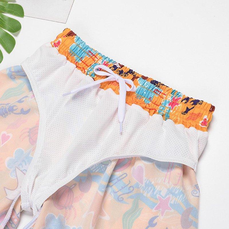 Boys Swim Trunks Size 7 3d Prints Dinosaurs Swimming Short Casual Beach Bathing Suit Toddler Swimsuit Boy Orange 8-9 Years