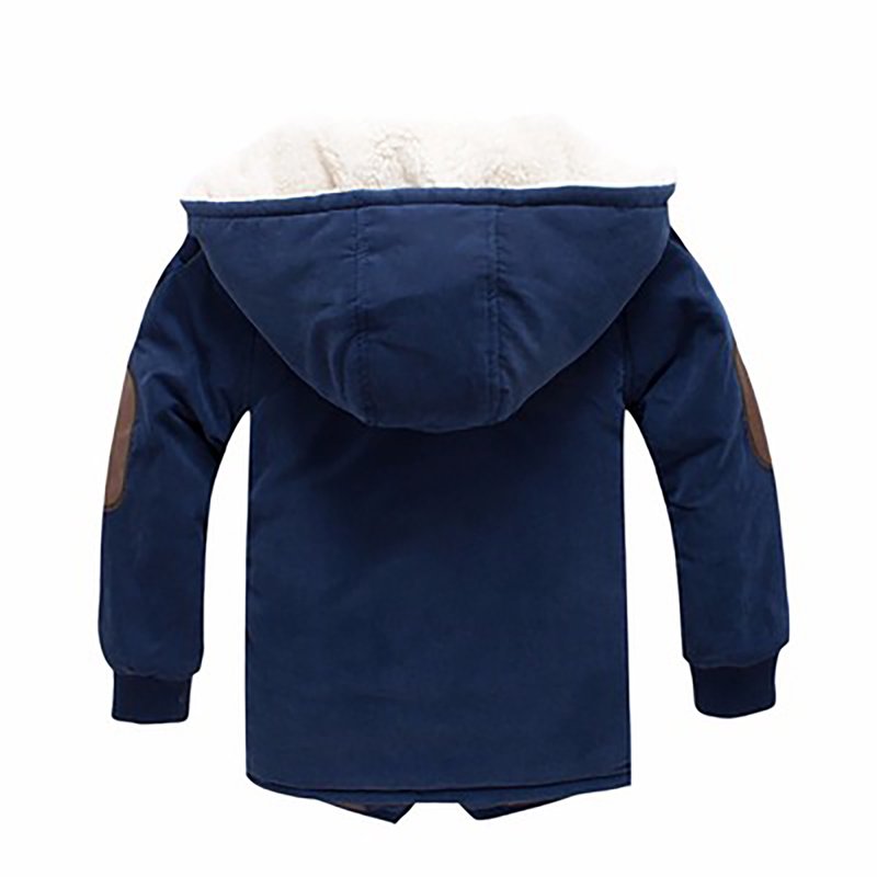 Breaise Boys' Hooded Winter Coat Warm Water-Resistant Puffer Jacket Thick Fleece Parka