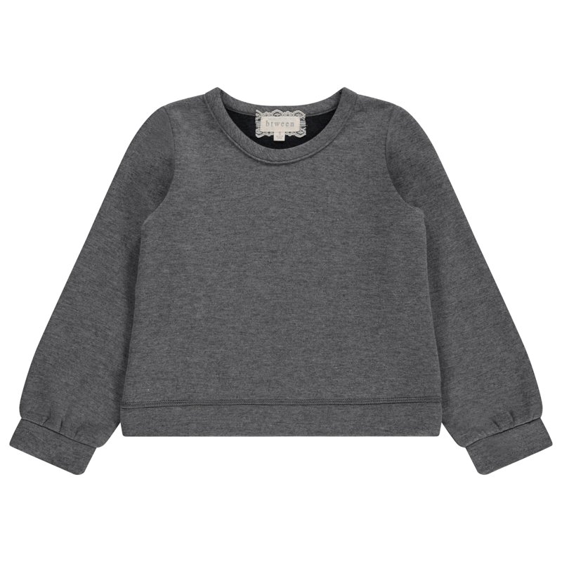 BTween Girls 3 Piece Long Sleeve Crew Neck Pullovers Fleece Sweatshirt For Youth Kids CHARC 6