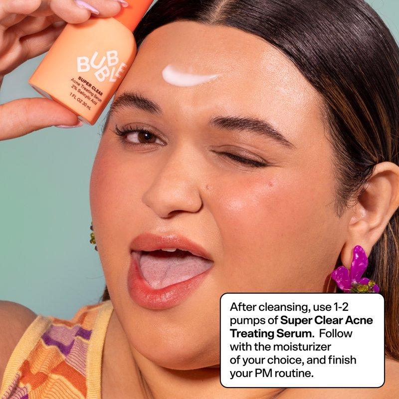 Bubble Skincare Acne Kit All Skin Types 3 Items Included