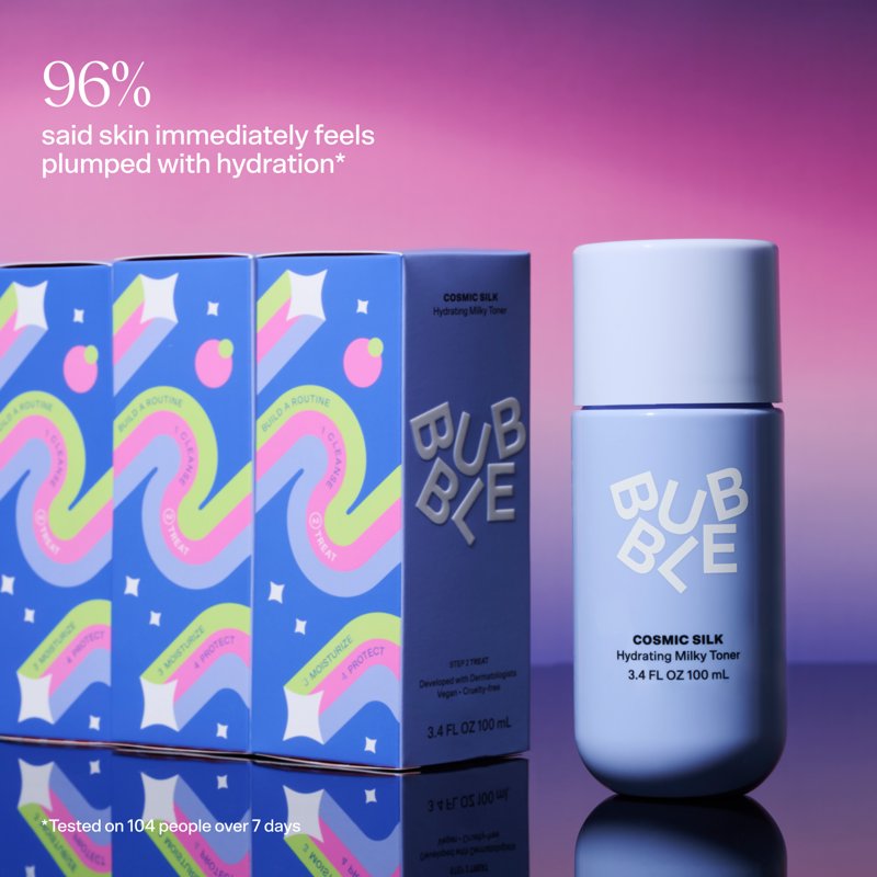 Bubble Skincare Cosmic Silk Hydrating Milky Toner 100ml For All Skin Types