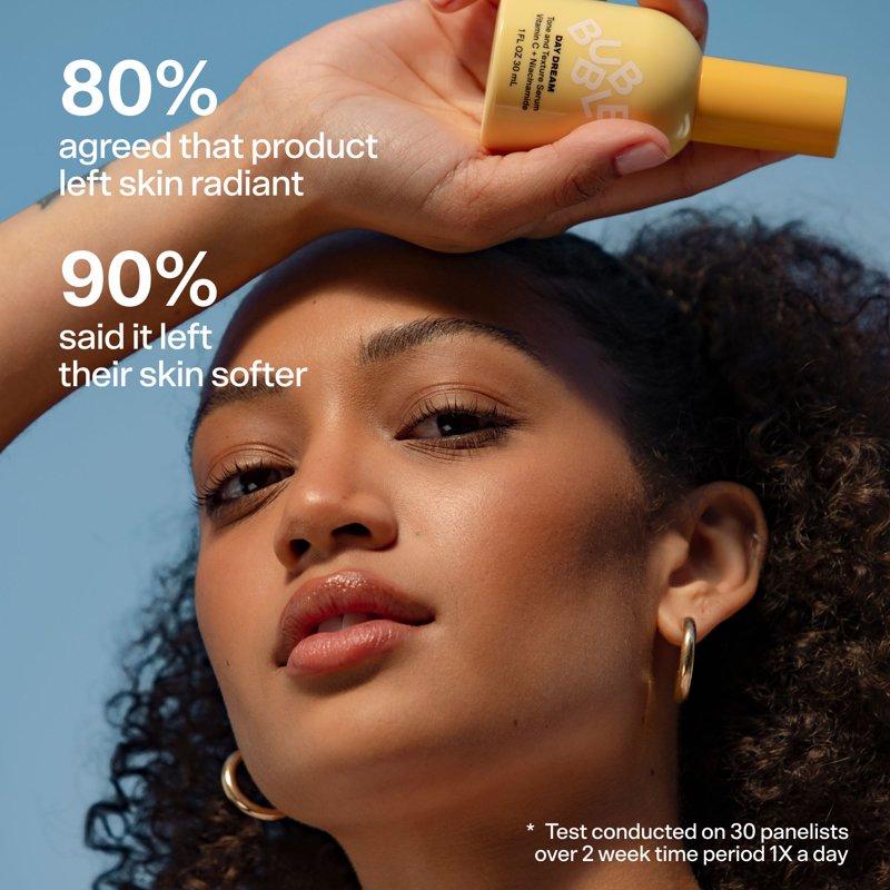 Bubble Skincare Day Dream Serum With Vit C & Niacinamide Even Tone & Dark Spots All Skin Types 1 Fl Oz / 30ml
