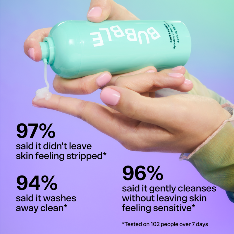 Bubble Skincare Soft Launch Cream Cleanser 4.2 Fl Oz / 125 Ml