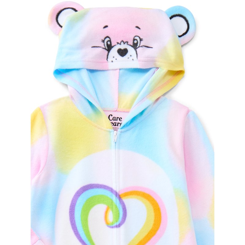 Care Bears Girls Togetherness Bear Union Suit With Hood Sizes 4-12