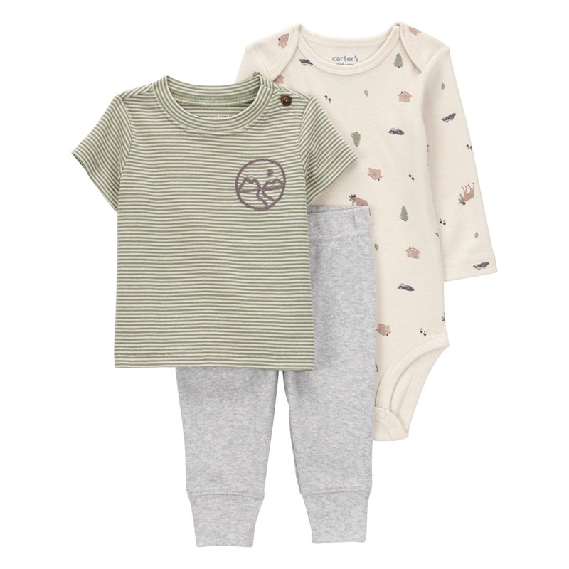 Carter's Child of Mine Baby and Toddler Boy Outfit Set 3-Piece Sizes 0/3-24 Months