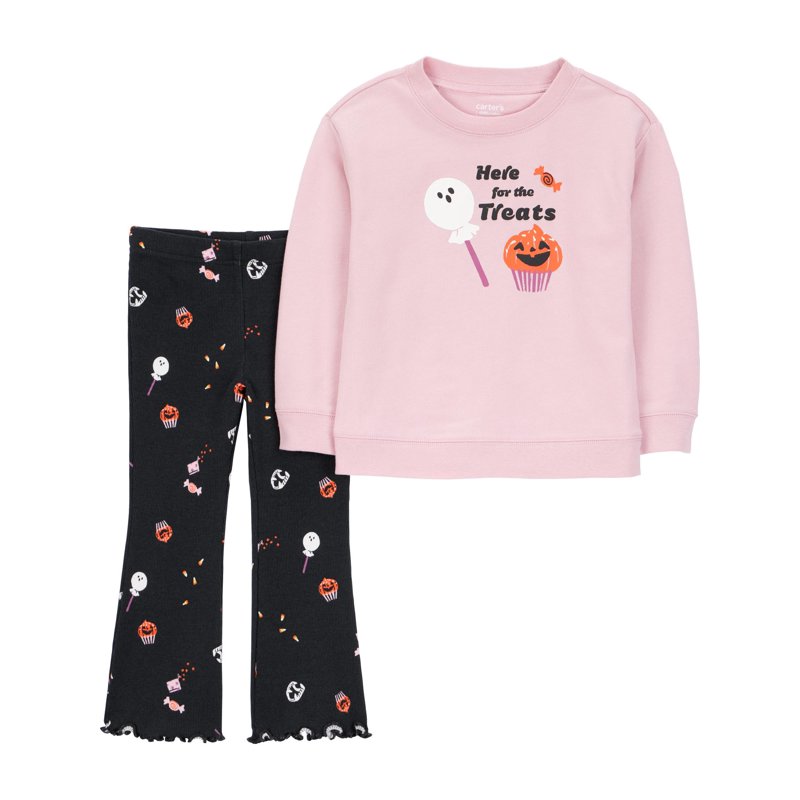Carter's Child of Mine Baby and Toddler Girl Halloween Outfit Set 2-Piece Sizes 0/3M-5T