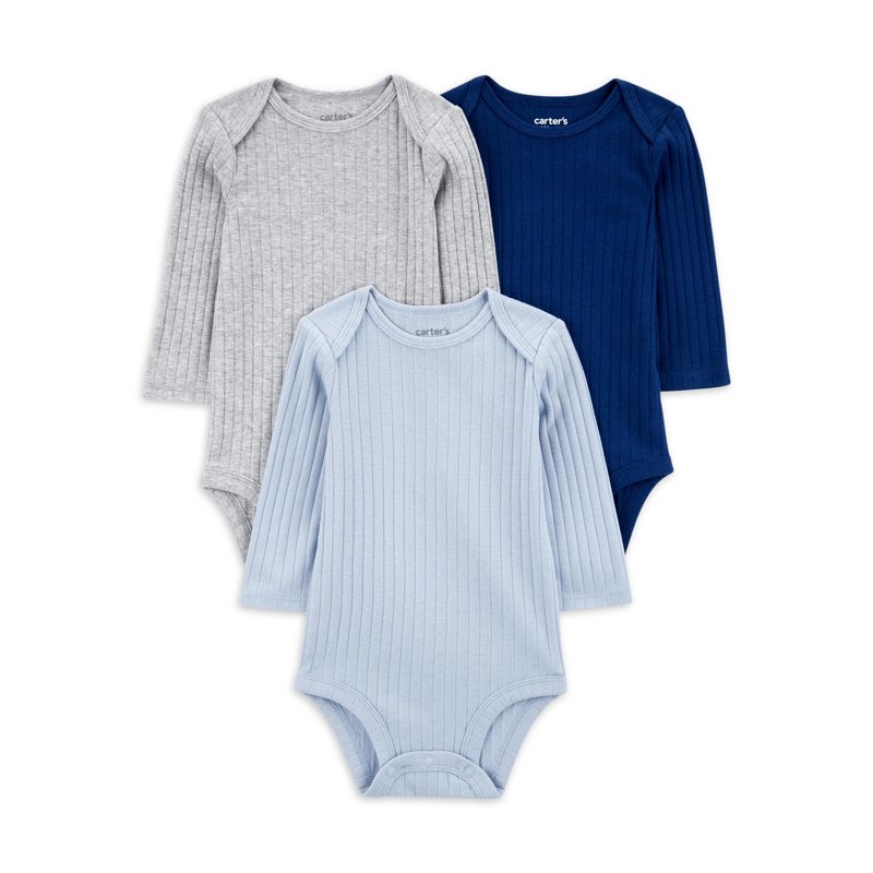 Carter's Child of Mine Baby Boy Bodysuits 3-Pack Sizes Preemie-18 Months