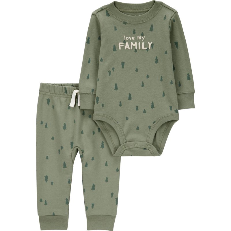 Carter's Child of Mine Baby Boy Outfit Set 2-Piece Sizes 0/3-24 Months