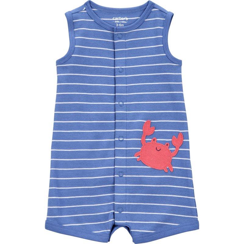 Carter's Child of Mine Baby Boy Romper One-Piece Sizes 0/3-24 Months