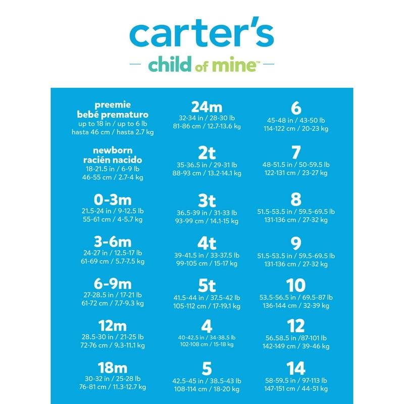 Carter's Child Of Mine Baby Boy Sleep And Play One-Piece Sizes Preemie-6/9M