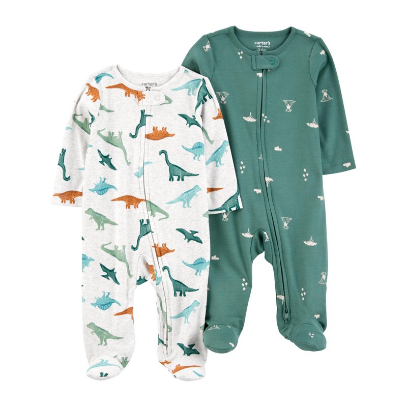 Carter's Child of Mine Baby Boy Sleep 'n Play 2-Pack Sizes Preemie-6/9 months