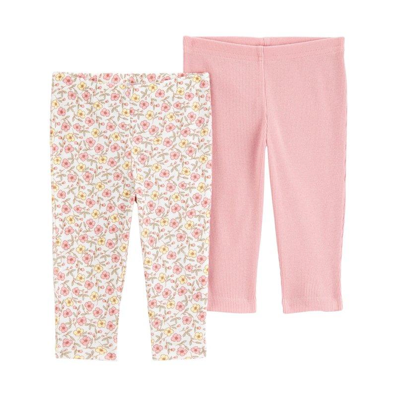 Carter's Child of Mine Baby Girl Pants 2-Pack Sizes Preemie-12 Months