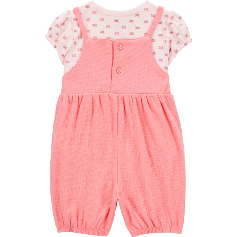 Carter's Child Of Mine Baby Girl Romper 2-Piece Sizes 0/3-24 Months