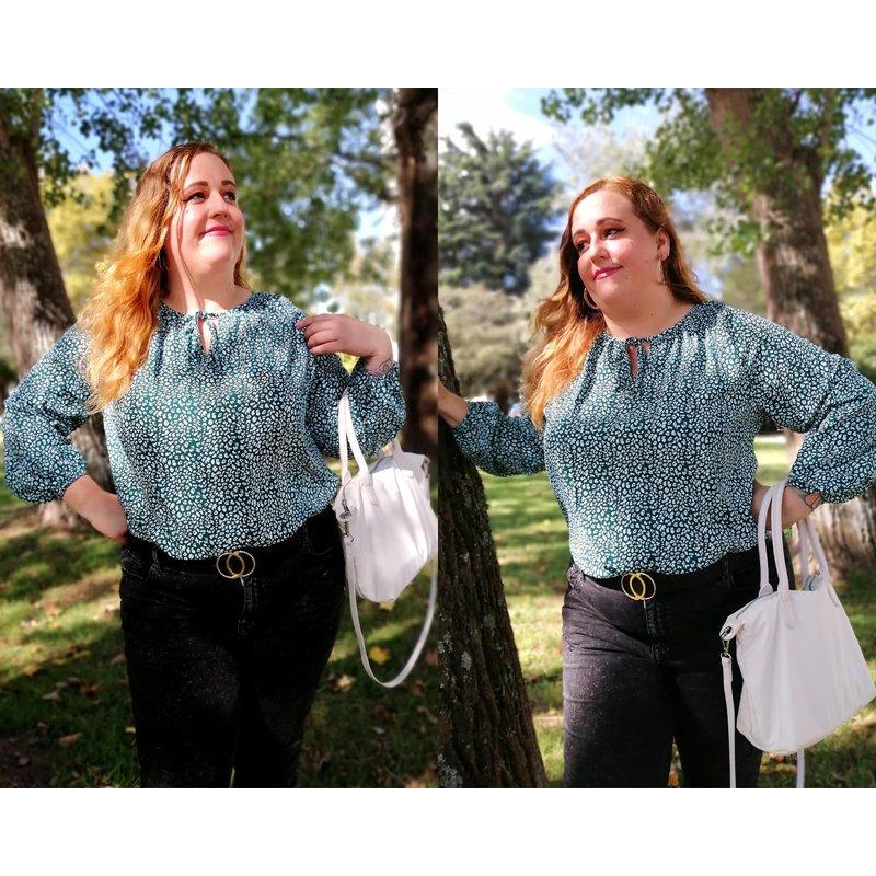 CASSIE LIZ Plus Size Womens Tops 4X Long Sleeve Shirts Fall V Neck Green Boho T Shirts Fashion Drawstring Tunics Loose Fit Summer Blouses Casual Pullovers 4XL 24W 26W