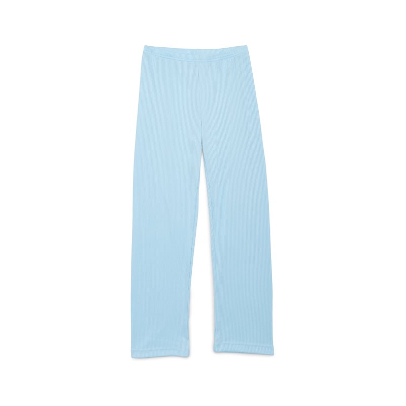 Catherine Malandrino Girls Ribbed Short Sleeve Top Pants With Bonus Headband 3-Piece Pajama Sleep Set Sizes 5-16