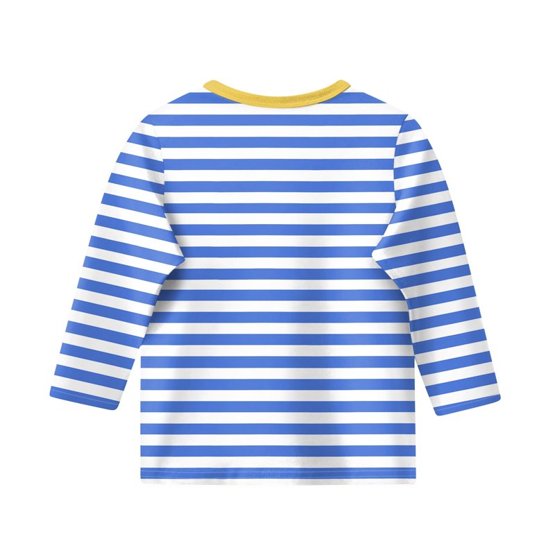 CCRFTGI Girls 3/4 Sleeve Shirts Fall Trendy Girls Tops Size 10-12 Kids Crew Neck T-shirts Cute Plain Tween Girls Striped Clothes Light Blue 14-16 Years