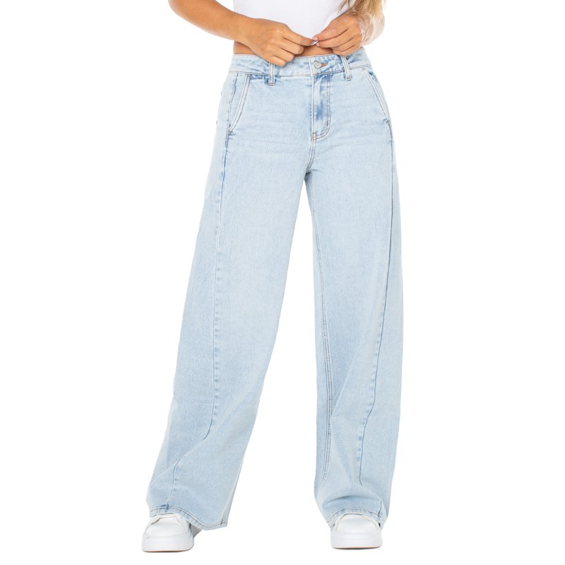 Celebrity Pink Wide Leg Trouser Pocket Jean