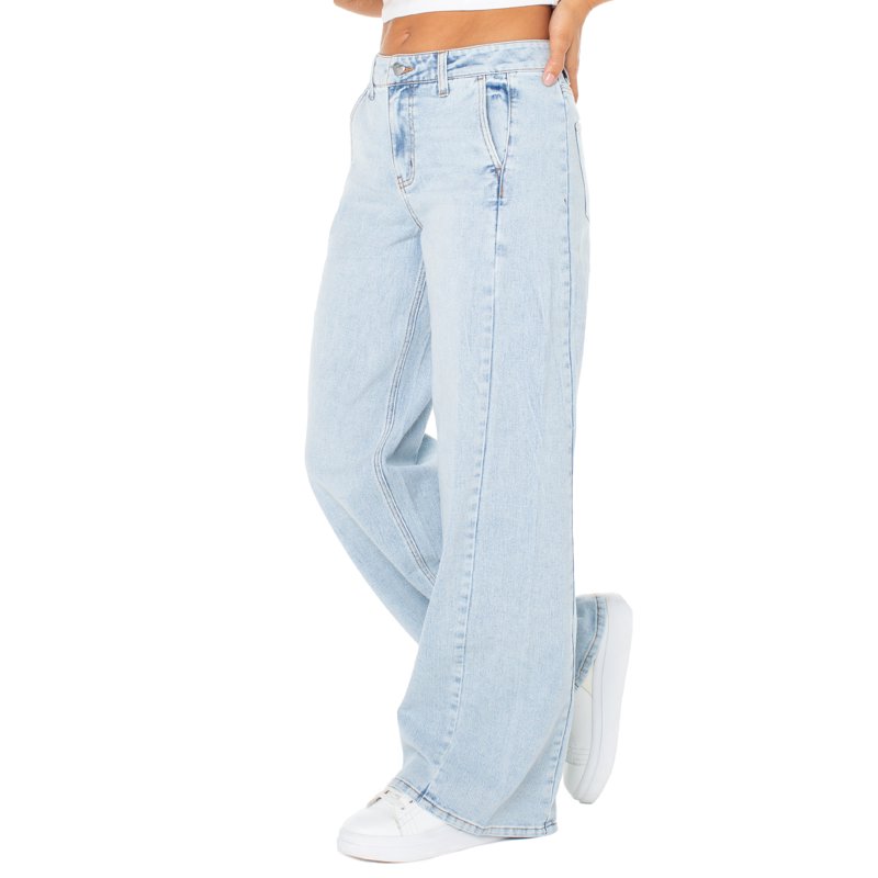 Celebrity Pink Wide Leg Trouser Pocket Jean