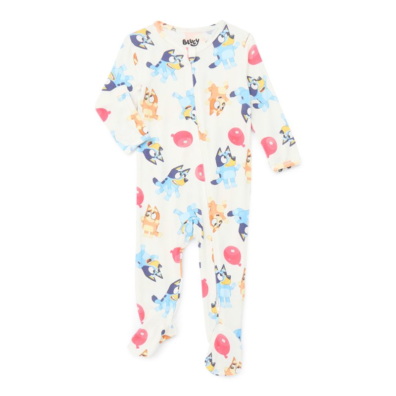Character Baby Gender Neutral Two-Way Zip Front Sleep N Play Pajamas Sizes Newborn-6/9 Months