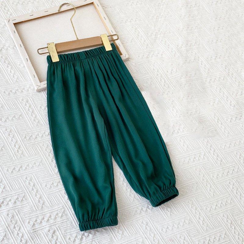 CHEEREAM Toddler Girls Boys Casual Long Pants Trousers Summer Fall Kids Baby Boy Girl Cotton Bloomer Elastic Basic Harem Pants Joggers 2-9T