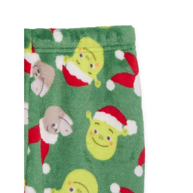 Christmas Shrek Baby Boys Or Girls Print Plush Top And Pants Set 2-Piece Sizes Newborn-24M