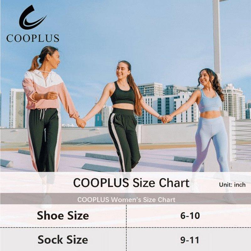 COOPLUS Womens Ankle Socks Performance Low Cut Athletic Socks 6 Pairs