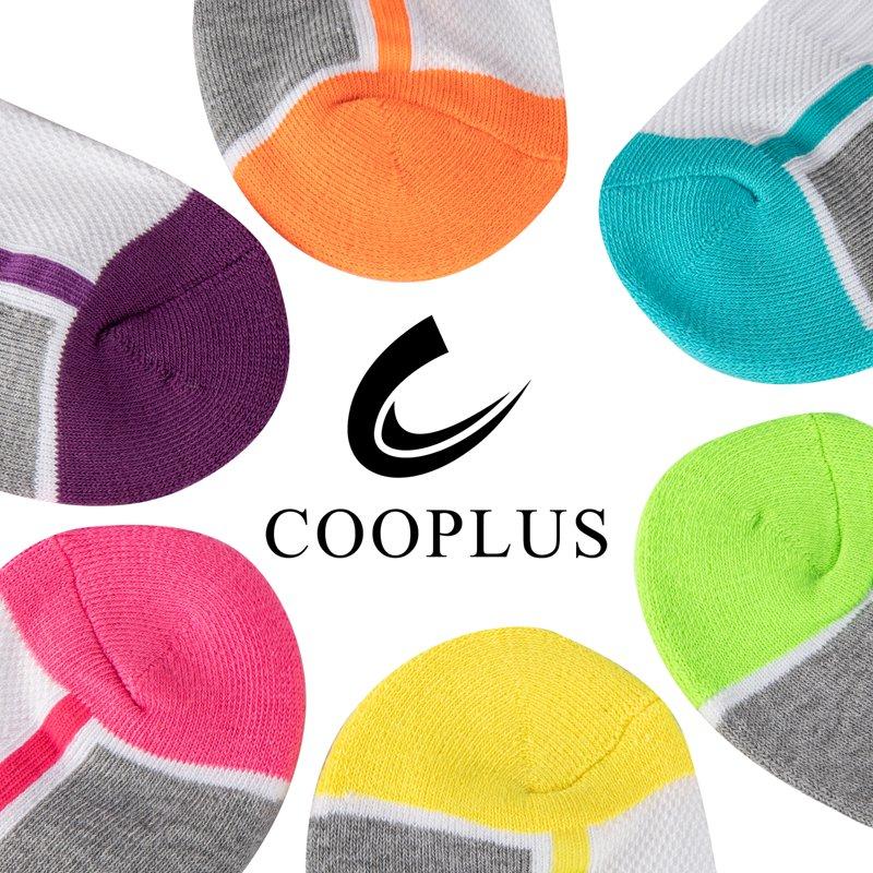 COOPLUS Womens Ankle Socks Performance Low Cut Athletic Socks 6 Pairs