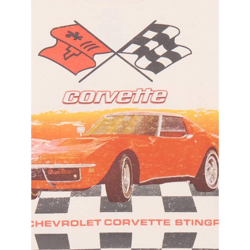 Corvette Boys Retro Tee With Short Sleeves Sizes 4-18
