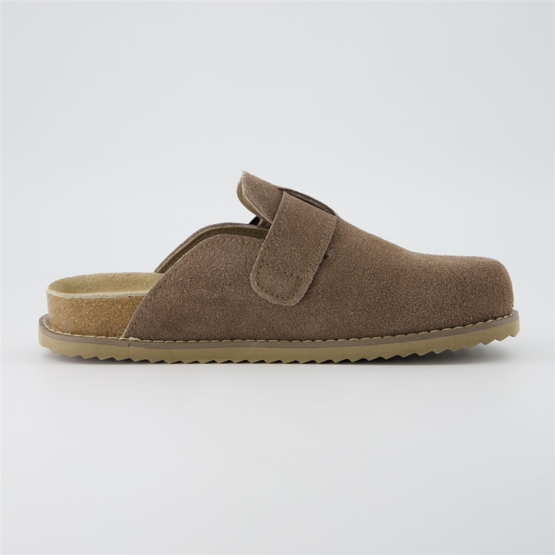 Cushionaire Blain Genuine Suede Clogs For Women Slip-On Mules With Memory Foam & Oversized Buckle Non-Slip Comfort Clogs & Mules Shoes For Women