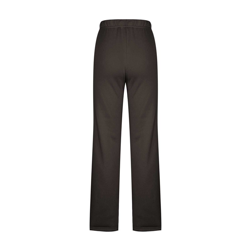 Dasayo Casual Pants For Womens Elastic Waist Solid Trousers With Pockets Plus Size Straight Leg Slacks