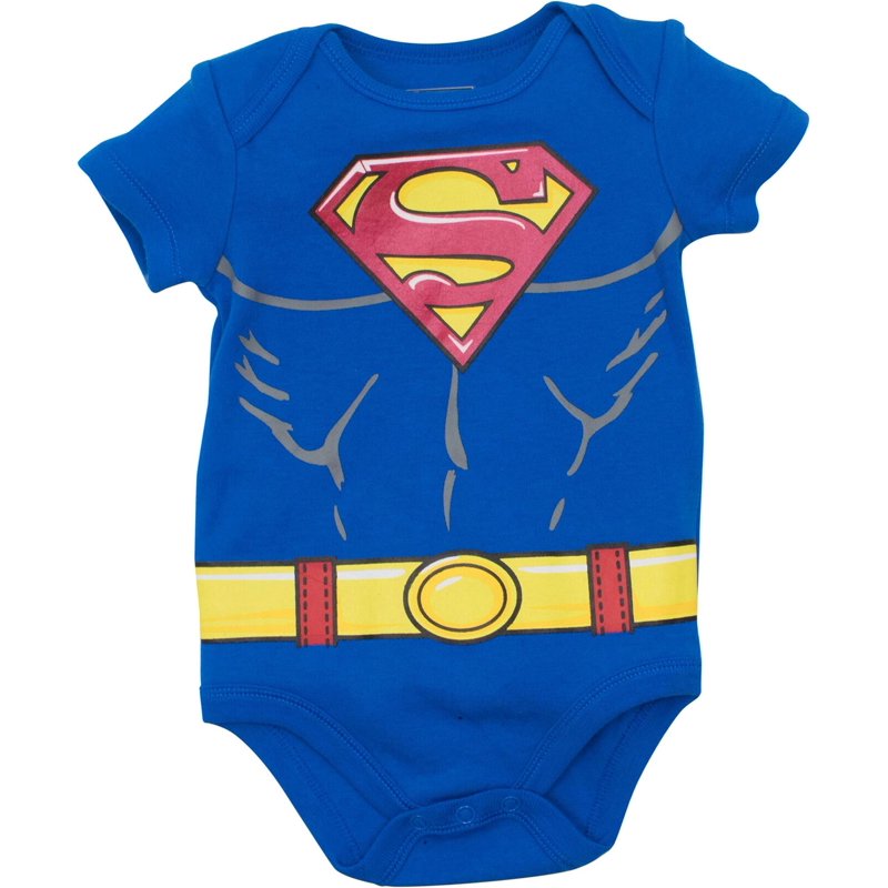 DC Comics Justice League Batman Superman The Flash Newborn Baby Boys 5 Pack Costume Bodysuits Newborn To Infant