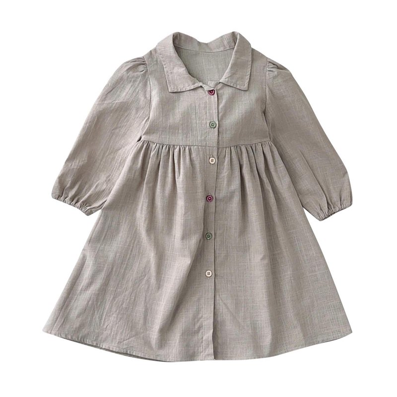 Delliss Toddler Girl Dress Long Sleeve Casual Fall Winter Floral Dresses Casual Peter Pan Collar Dresses