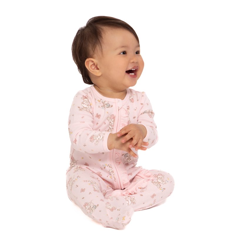 Disney Baby Wishes And Dreams Character Infant Baby Footed Sleep N Play Sizes Preemie-6/9 Months