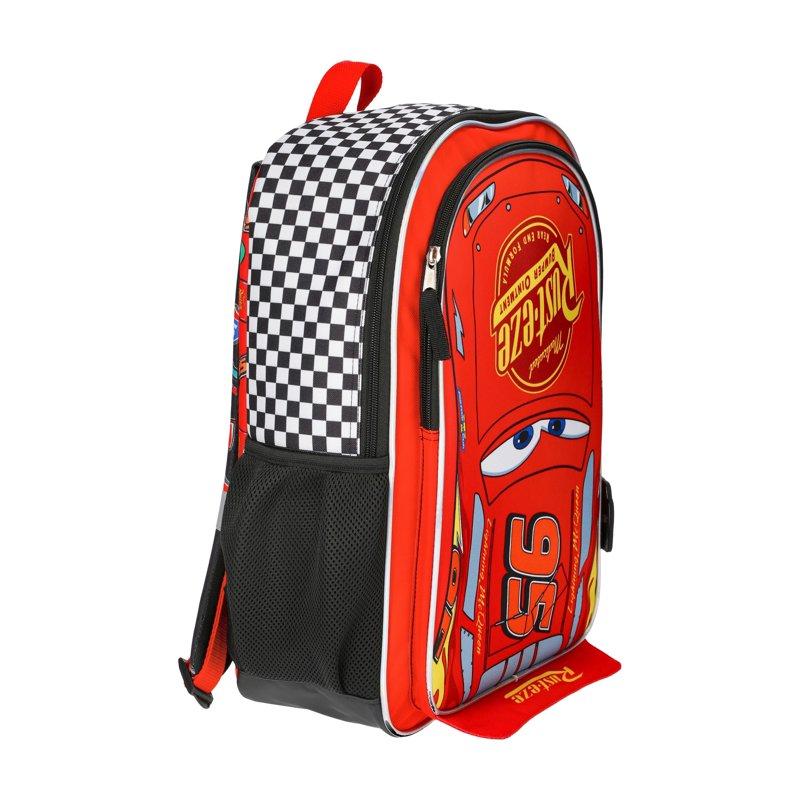 Disney Cars Lightning McQueen 17" Kids Backpack Red