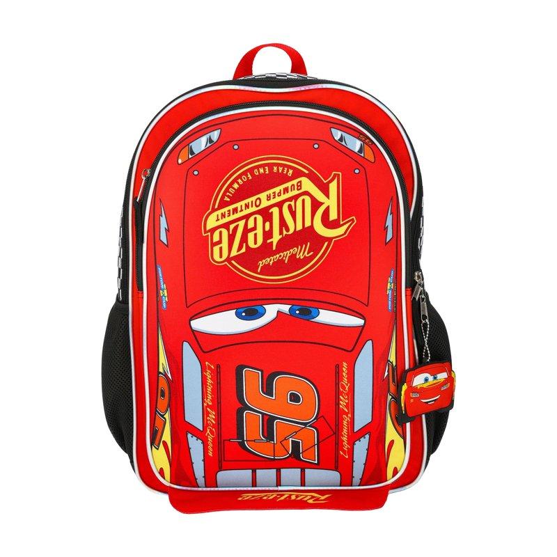 Disney Cars Lightning McQueen 17" Kids Backpack Red