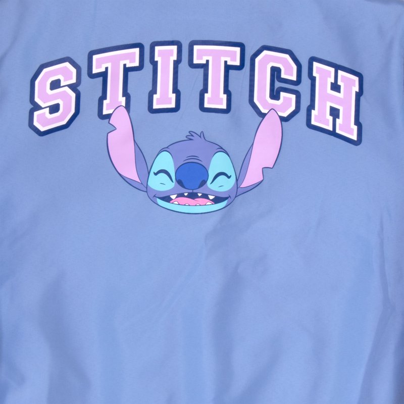 Disney Lilo And Stich Character Girls Zip Up Bomber Jacket For Kids (Size 4-16)