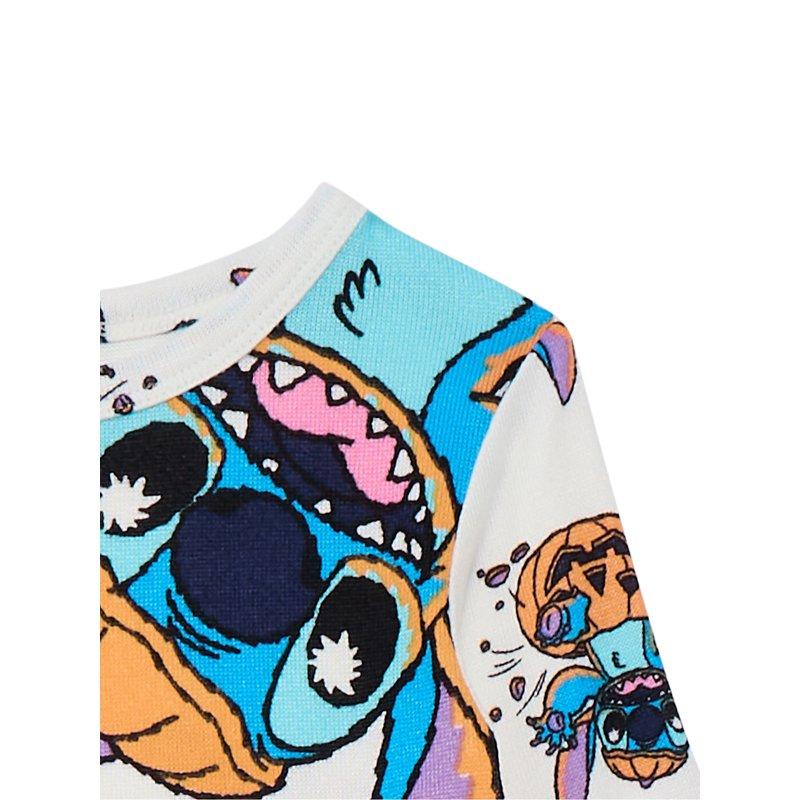 Disney Lilo And Stitch Girls Halloween Long Sleeve Top And Pants Pajama Set 2-Piece Sizes 4-10