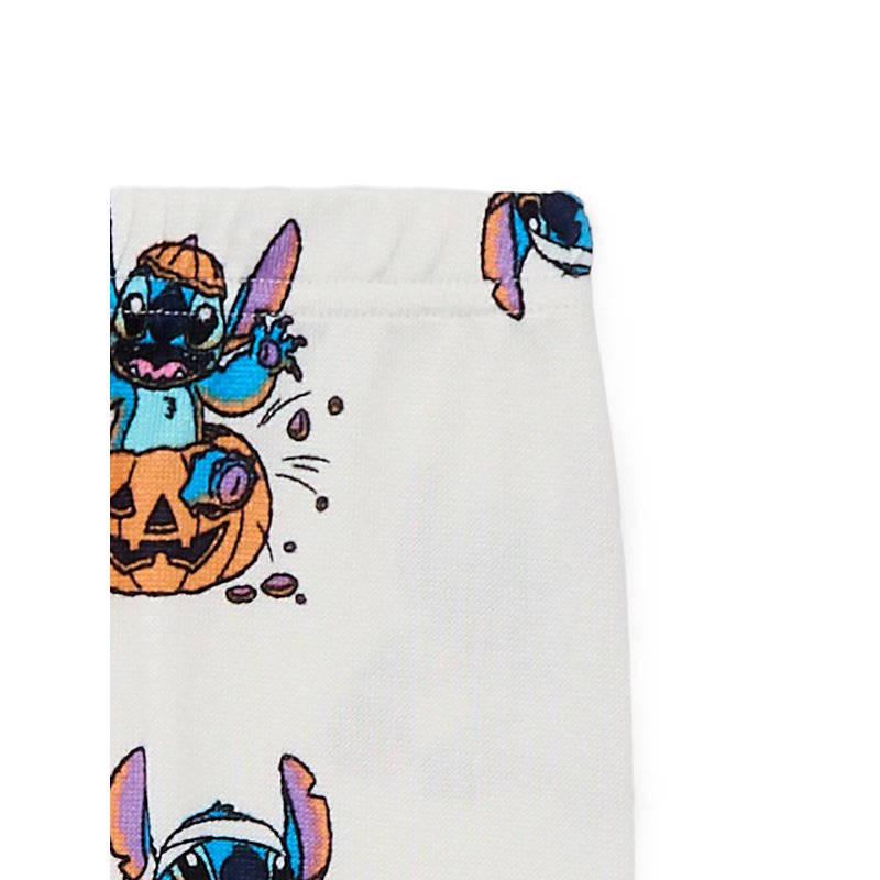Disney Lilo And Stitch Girls Halloween Long Sleeve Top And Pants Pajama Set 2-Piece Sizes 4-10