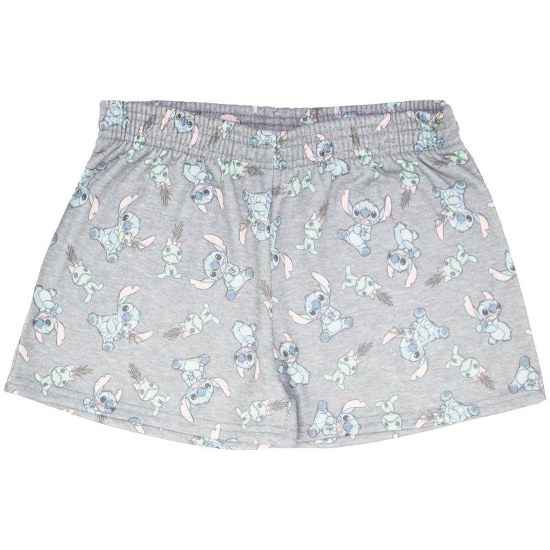 Disney Lilo & Stitch Girls Boxy Graphic T-Shirt And Short Set - Stitch And Scrump - Lightweight Summer Outfit For Kids (Sizes 7-14)