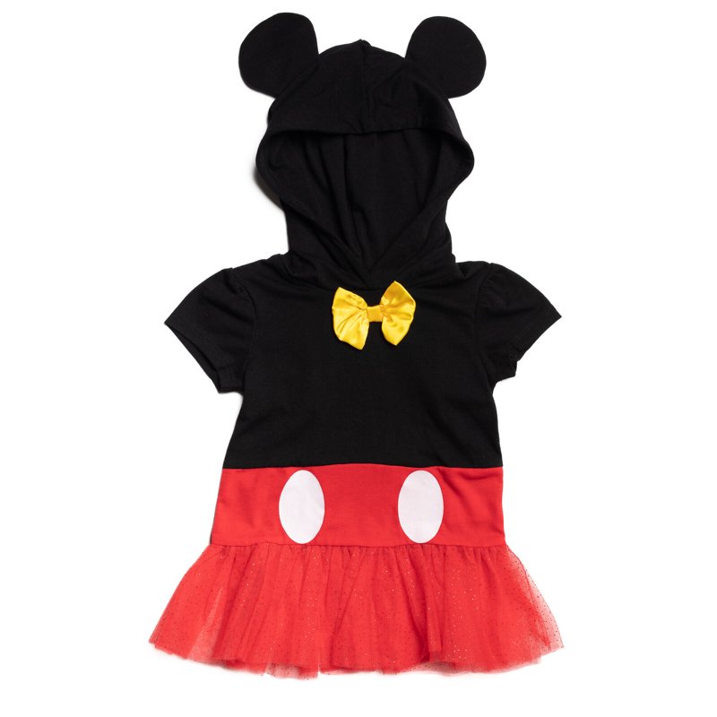 Disney Mickey Mouse Toddler Girls Cosplay T-Shirt Dress And Leggings Toddler To Big Kid