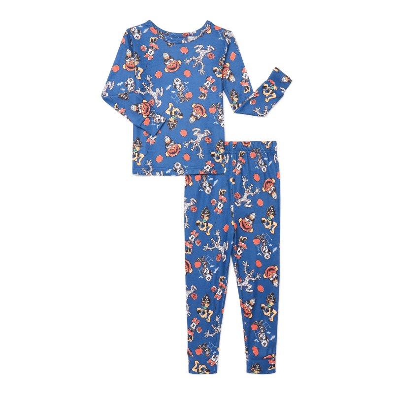 Disney Mickey Mouse Toddlers’ Halloween Pajama Top and Pants Set 2-Piece Sizes 12M-5T
